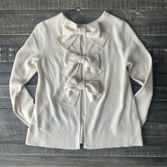 Club Monaco Cashmere Bow Sweater - Picture 7 of 12